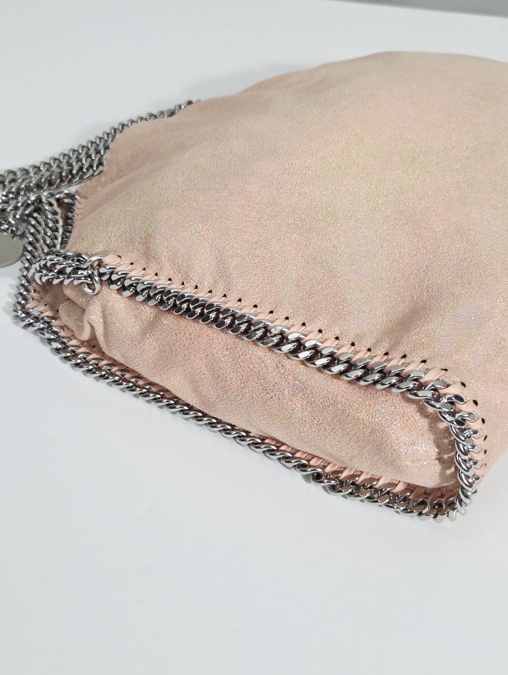 STELLA MCCARTNEY FALABELLA TOTE BAG - COPPER ROSE METALLIC PINK - Picture 5 of 16